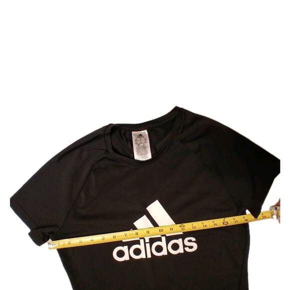 Adidas Design to Move ClimaLite Training T-Shirt Women's Size S Black Polyester - Picture 11 of 13